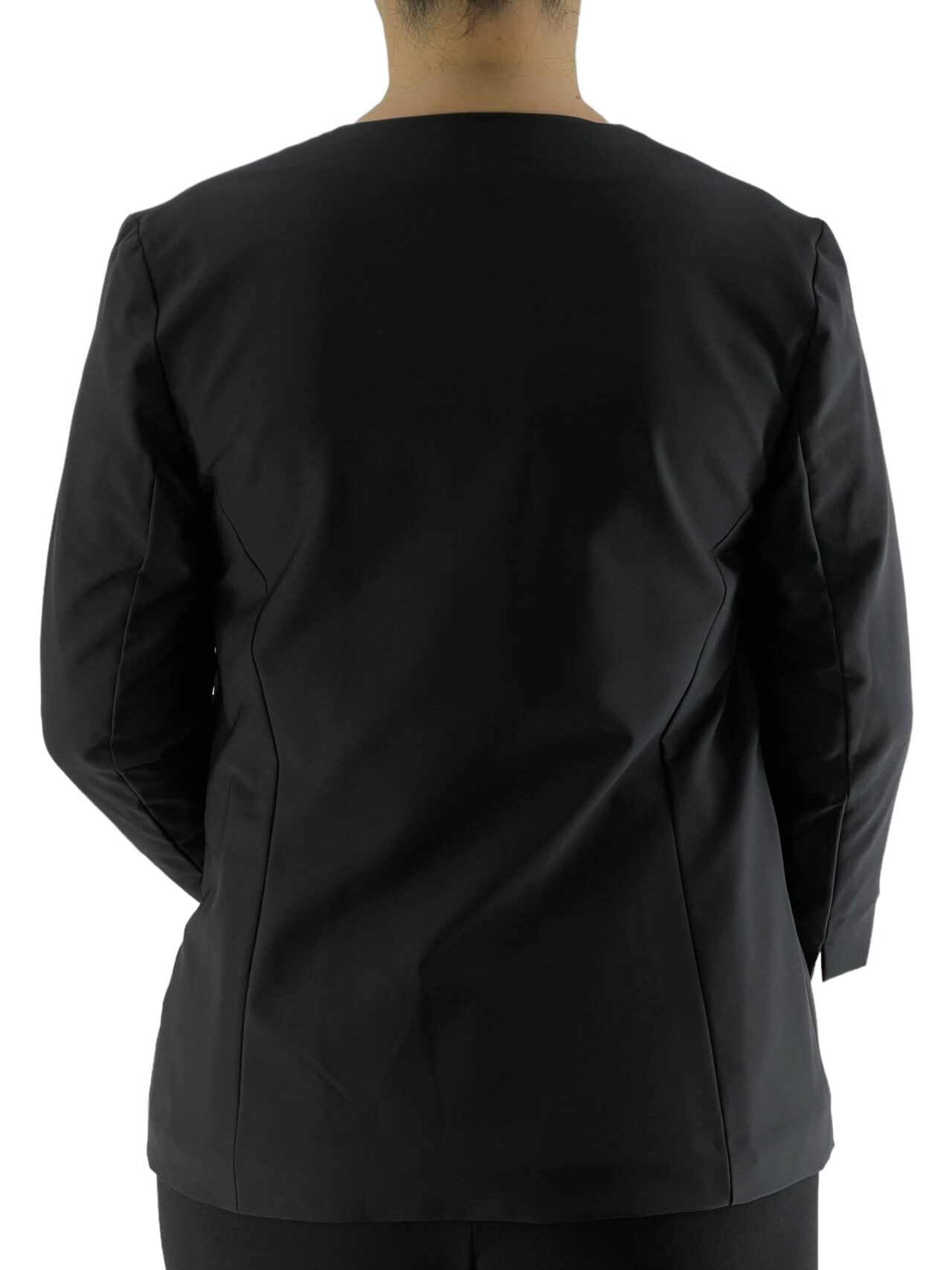 Σακάκι γυναικείο μονόκουμπο χωρίς πέτο γιακά