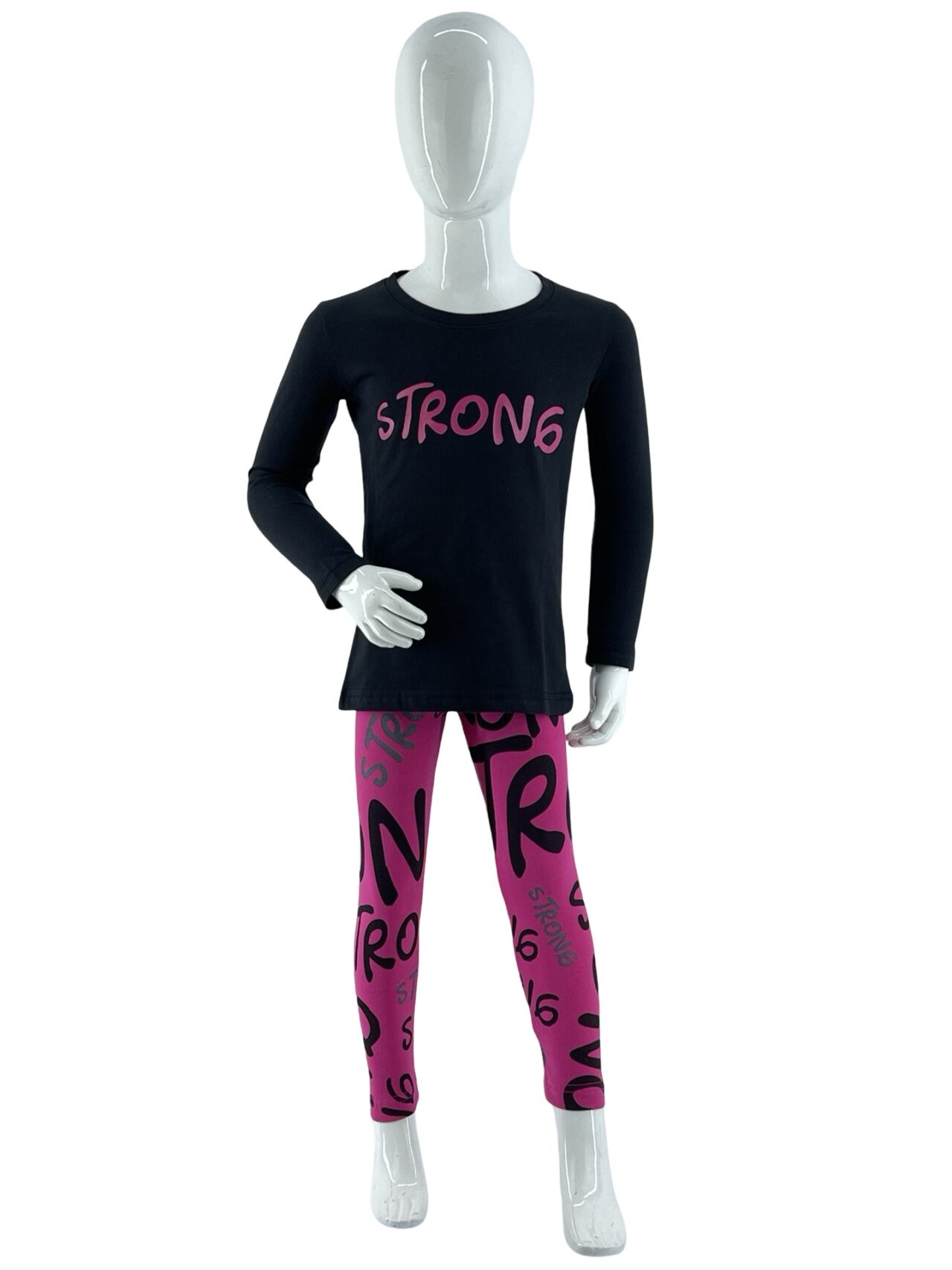 Σετ κορίτσι εποχικό με χρωματιστό κολάν