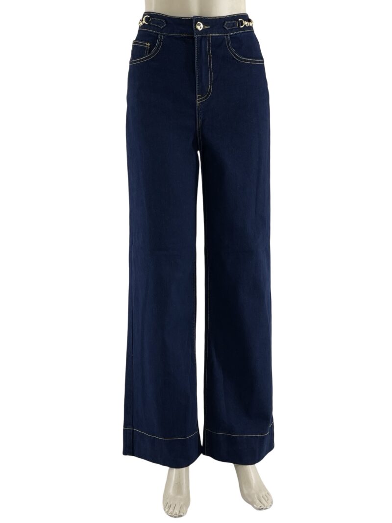 Παντελόνα τζιν ψηλόμεση με εξώγαζα κωδ. L1101