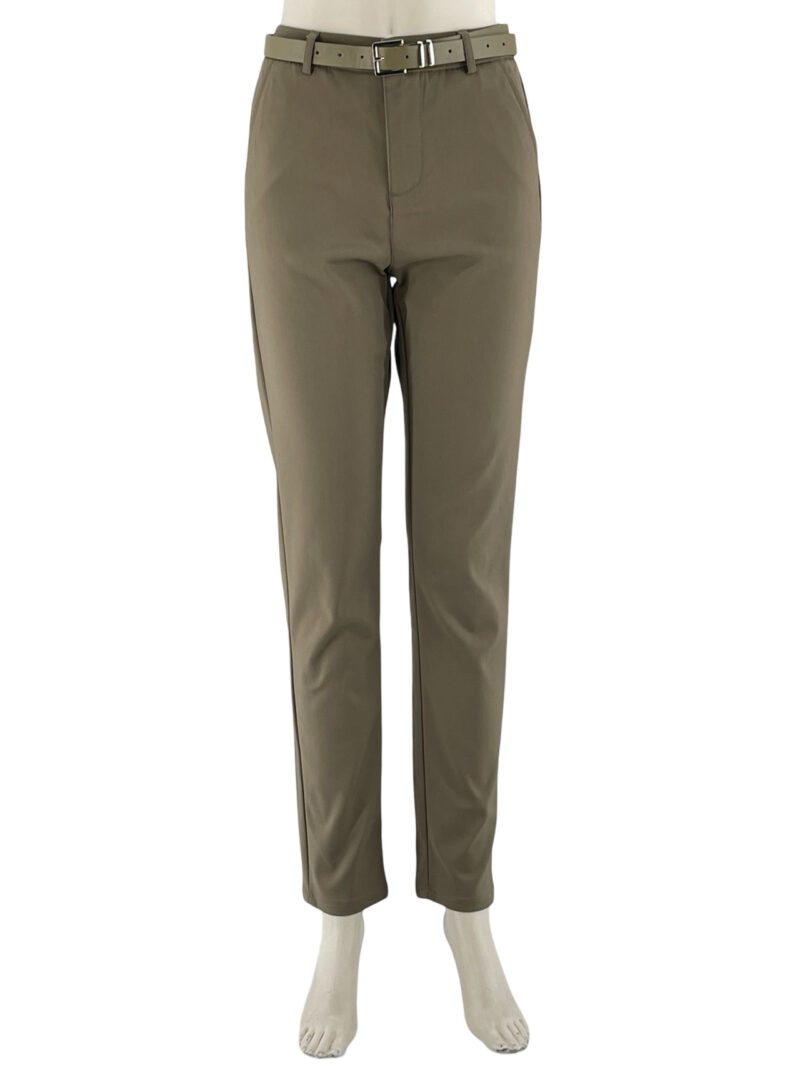 Παντελόνι γραφείου ελαστικό με ζώνη κωδ. M327 πούρο