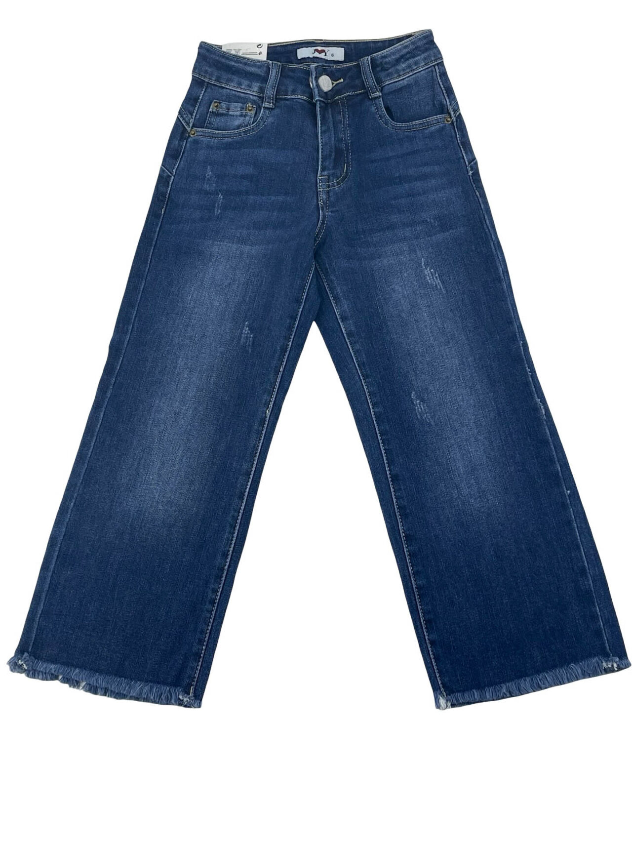 Τζιν παντελόνα με φθορές και ξέφτια