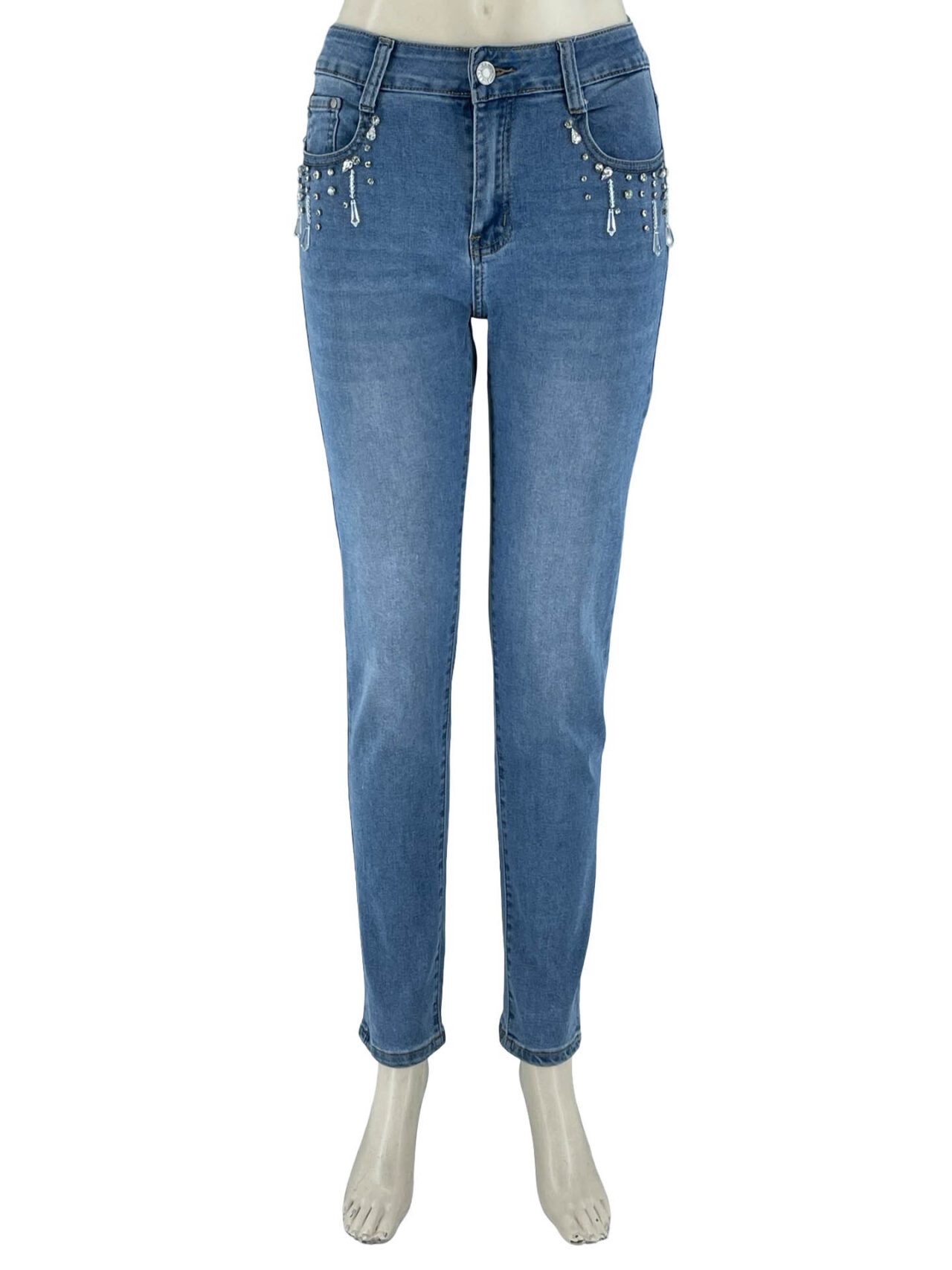 Τζιν παντελόνι με στρας