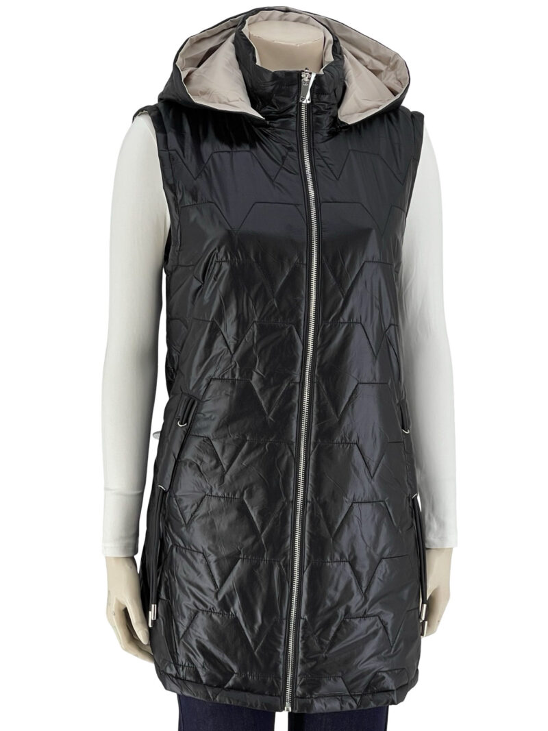 Μπουφάν αμάνικο εποχικό διπλής όψης