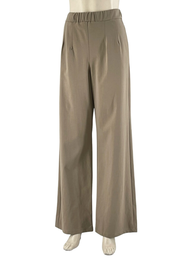 Παντελόνα μονόχρωμη με λάστιχο στη μέση κωδ. PAN5104