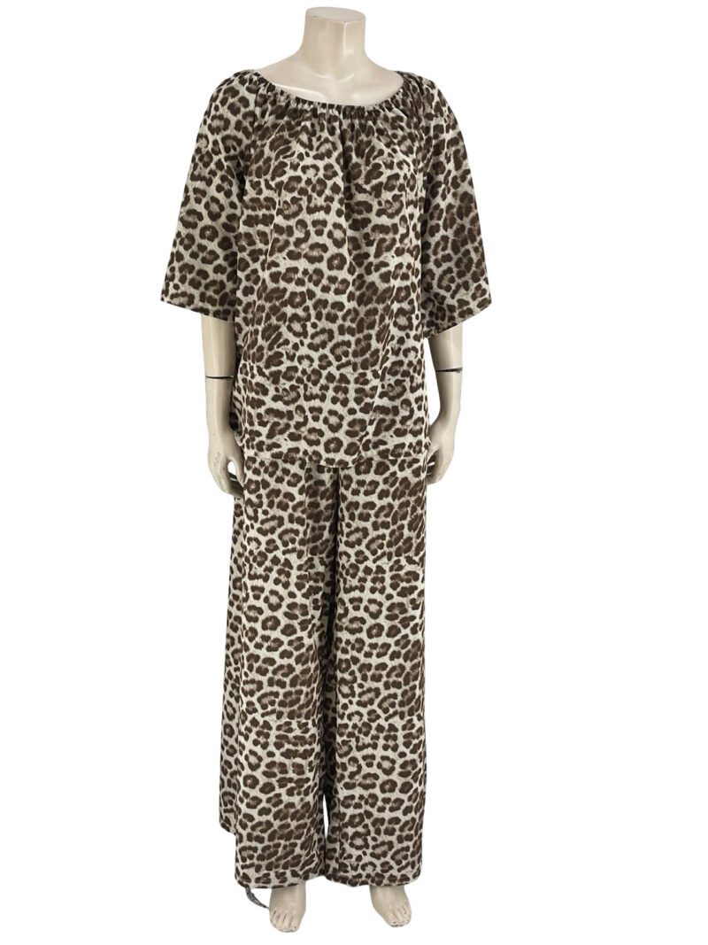 Σετ animal print με παντελόνα κωδ. 6031455