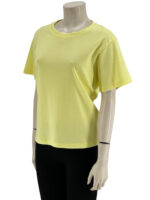 Μπλούζα γυναικεία μονόχρωμη βαμβακερή κωδ. 590601(Κίτρινο)