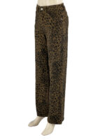 Παντελόνα γυναικεία animal print τζιν ελαστική κωδ. F2256