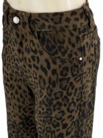 Παντελόνα γυναικεία animal print τζιν ελαστική κωδ. F2256