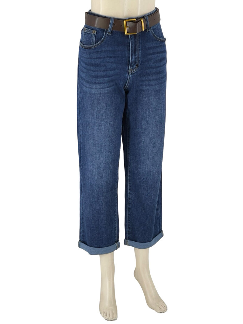 Παντελόνι γυναικείο τζιν ελαστικό mom fit κωδ. MG7056