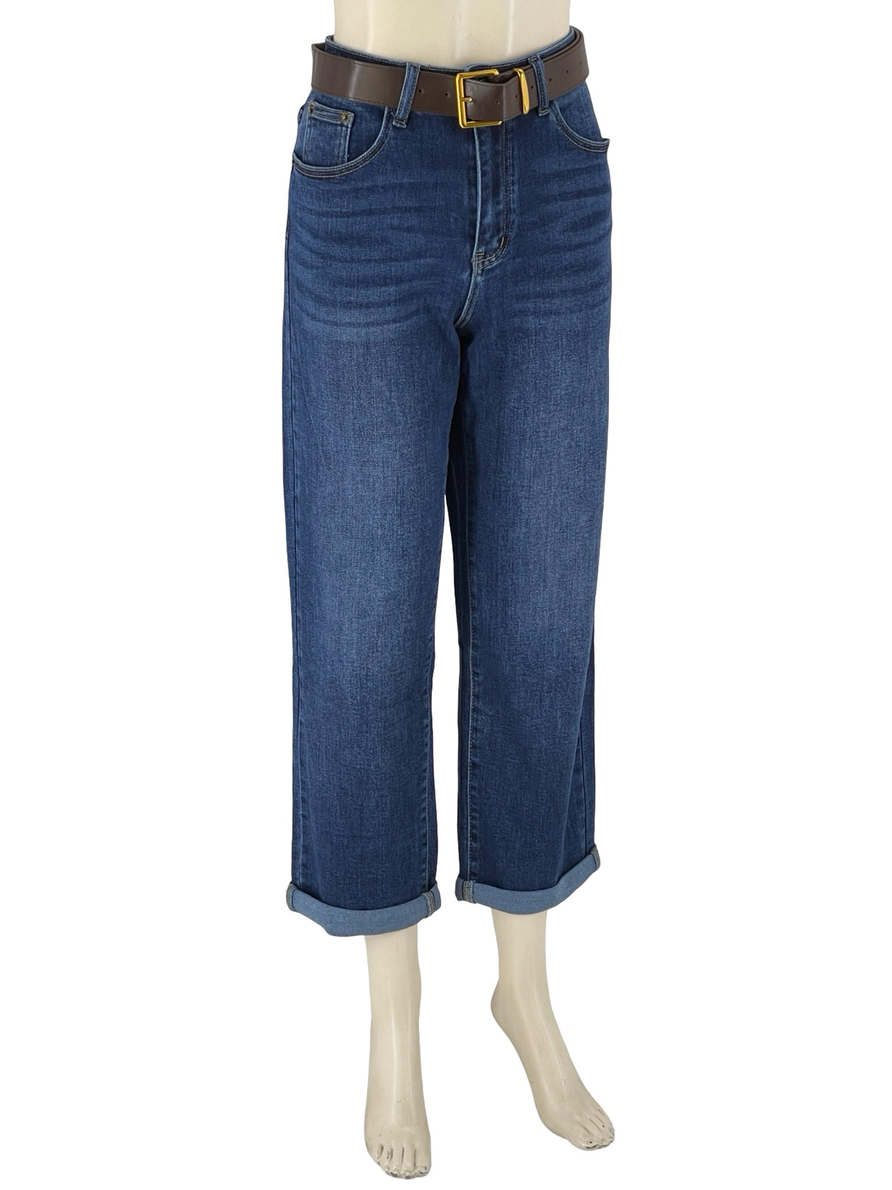 Παντελόνι γυναικείο τζιν ελαστικό mom fit κωδ. MG7056